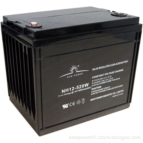 12V 138ah High Rate Lead Acid Battery for UPS (NH12-520W)